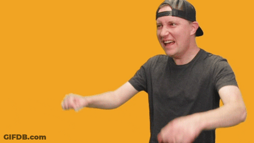Let's Ride Man Imitating Driving Motorcycle GIF