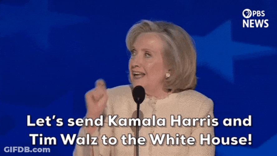 Let's Send Harris Walz To White House GIF