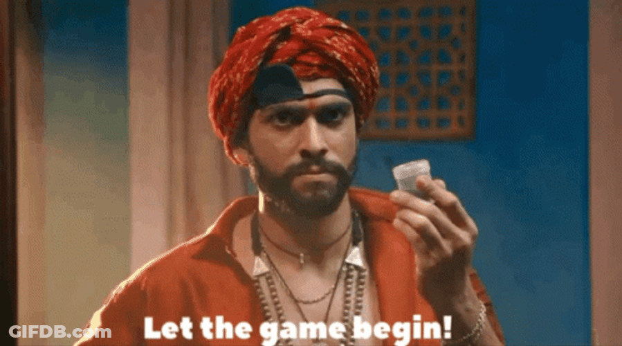 Let The Games Begin African Man GIF