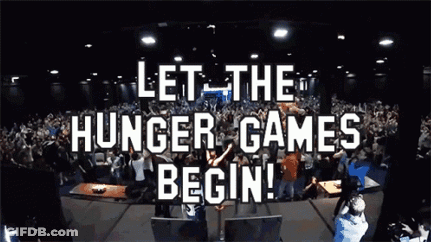 Let The Games Begin Hunger Games GIF