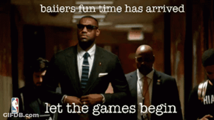 Let The Games Begin Lebron James GIF