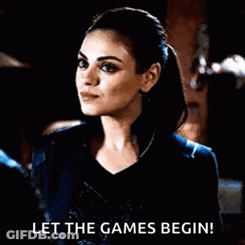 Let The Games Begin Mila Kunis GIF