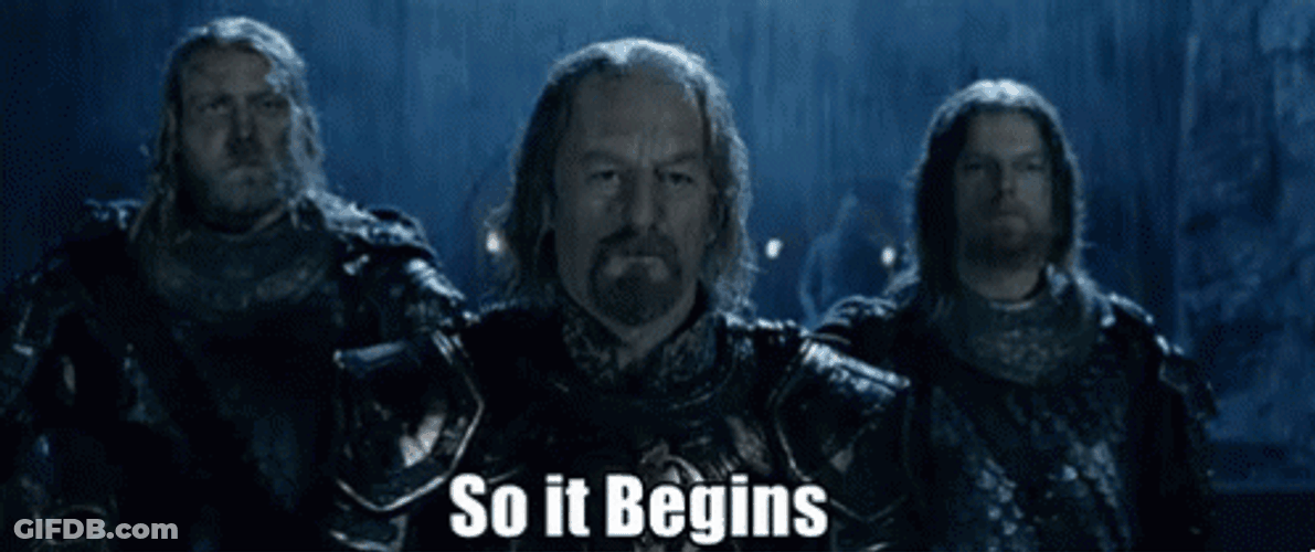 Let The Games Begin Real Hero GIF