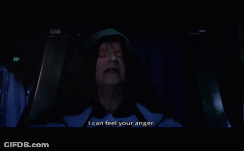 Let The Hate Flow Through You Fictional Character GIF