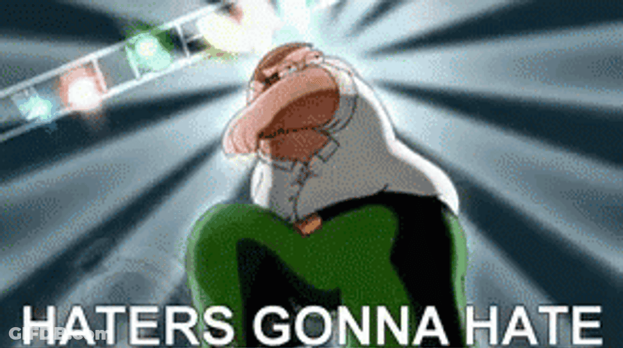 Let The Hate Flow Through You Peter Griffin GIF