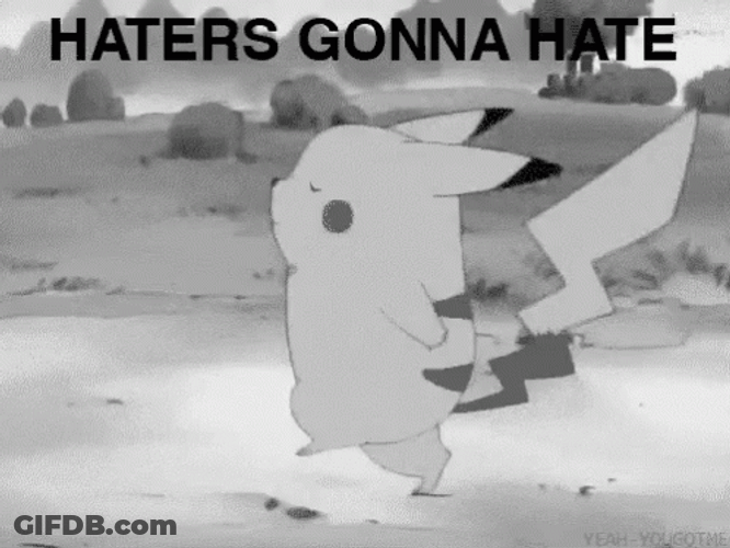 Let The Hate Flow Through You Pikachu Pokemon GIF