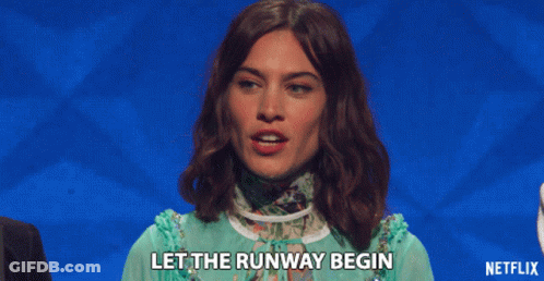 Let The Runway Begin Fashion GIF