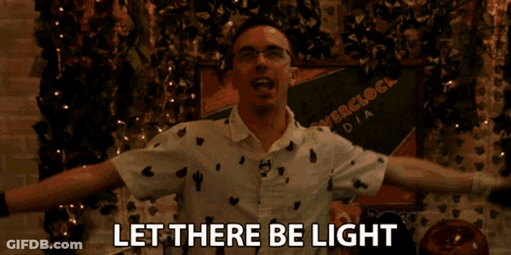 Let There BE Light Austin Evans Open Arms GIF