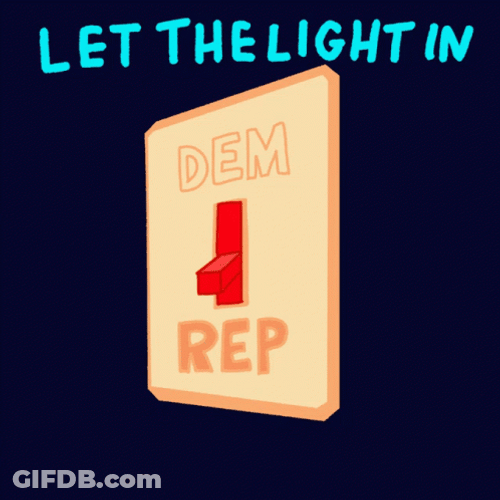 Let There Be Light Flip Switch GIF