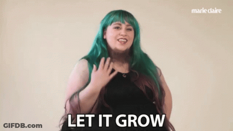 Let Your Hairy Hair Grow GIF