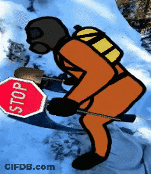 Lethal Company Jumping On Snow Mountain GIF