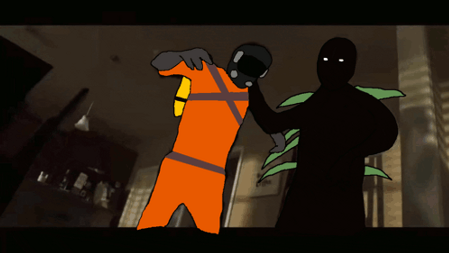 Lethal Company Versus Monsters Fight GIF