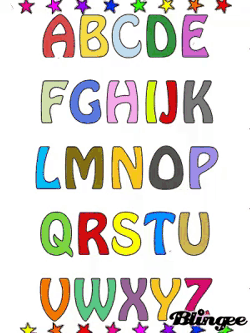 Letras Do Alfabeto GIF