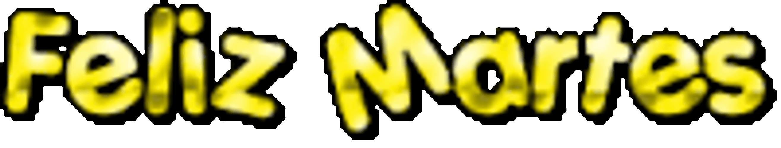 Letras Gif Transparente Feliz Martes Sticker GIF