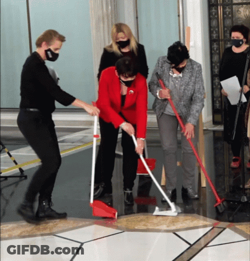 Lets Broom Together GIF