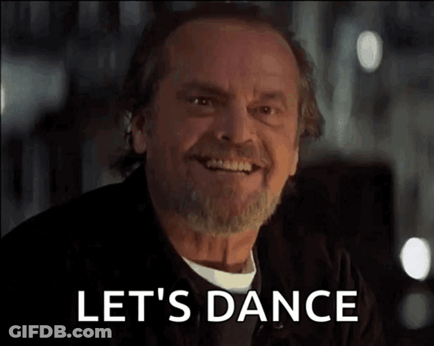 Lets Dance Jack Nicholson Yes GIF