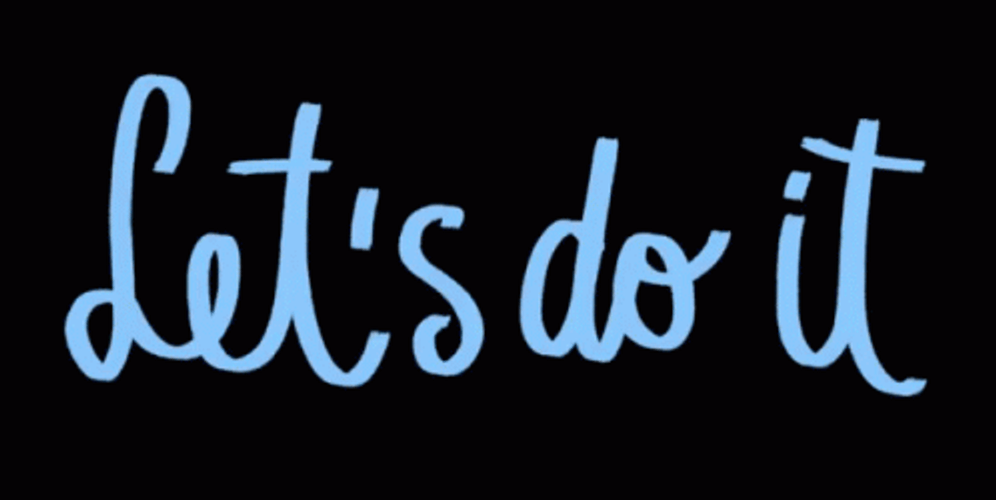Lets Do It Animation Message GIF