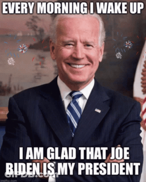 Let’s Go Brandon Joe Biden Smiling GIF