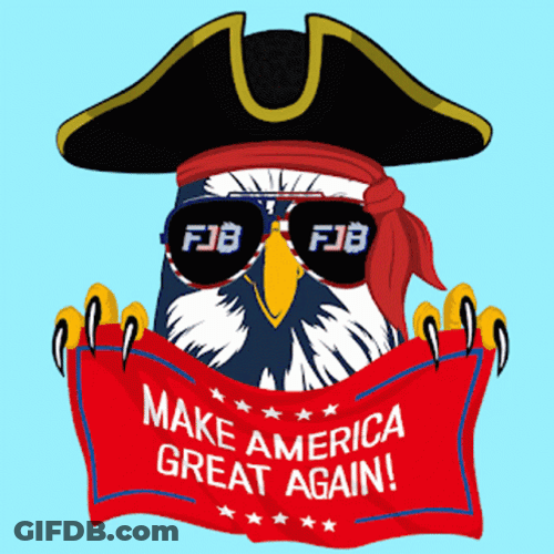Let’s Go Brandon Uncle Sam Eagle Compilation GIF