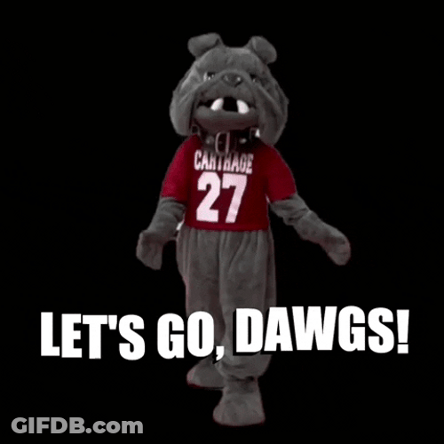 Lets Go Dawgs Carthage Bulldogs Texas GIF