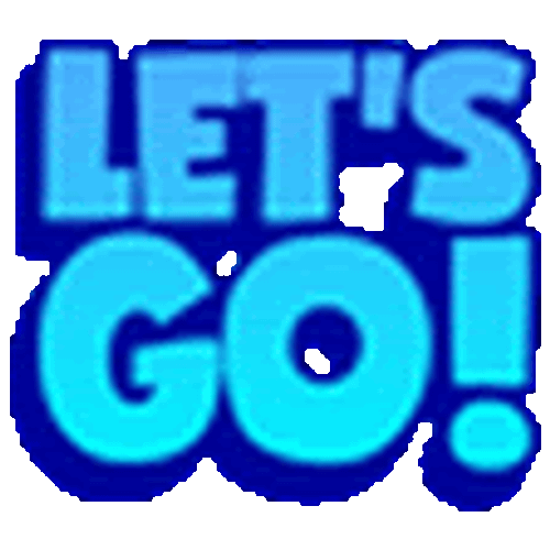 Lets Go Sticker GIF