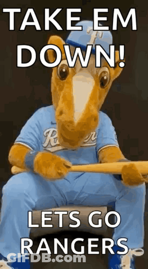 Lets Go Texas Rangers Take Them Down GIF