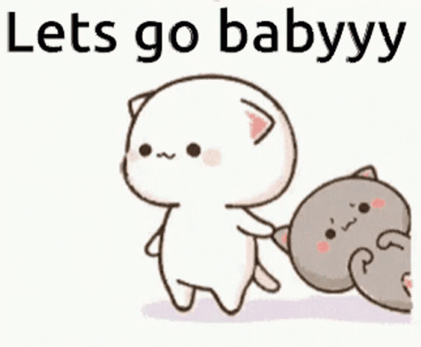 Lets Goooo Baby Peach And Goma GIF
