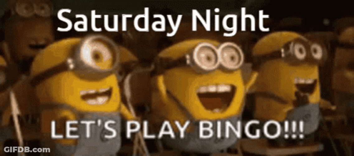 Lets Play A Game Bingo Minions GIF