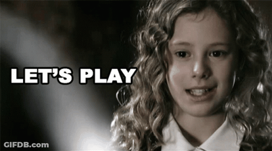 Lets Play A Game Curly Hair Kid GIF