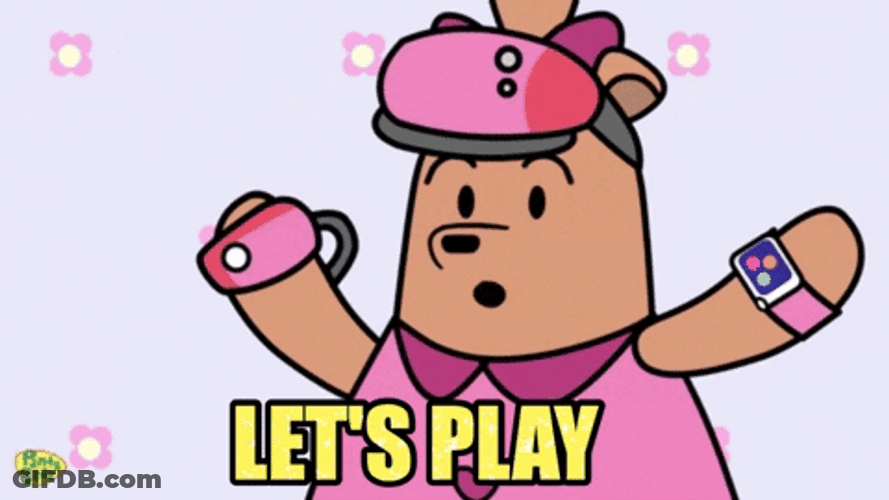 Lets Play A Game Pants Bear GIF