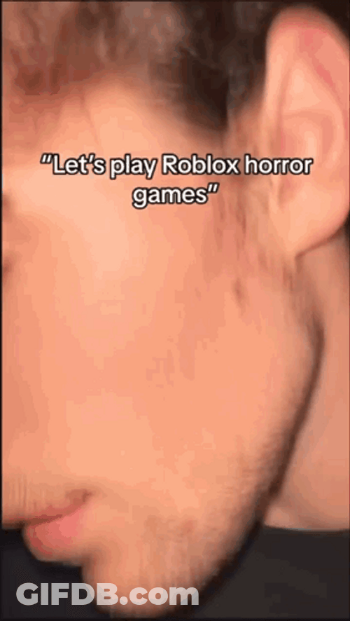 Lets Play A Game Roblox Horror Games GIF