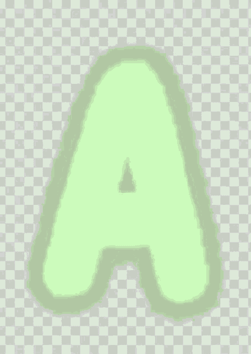Letter A GIF