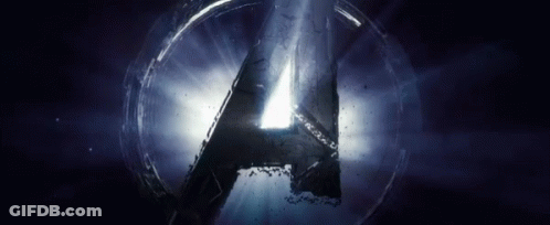 Letter A In Circle With Light GIF