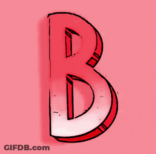 Letter Big B E Different Fonts GIF