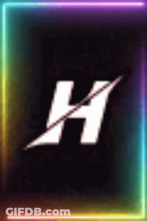 Letter H Smoke Explosion GIF