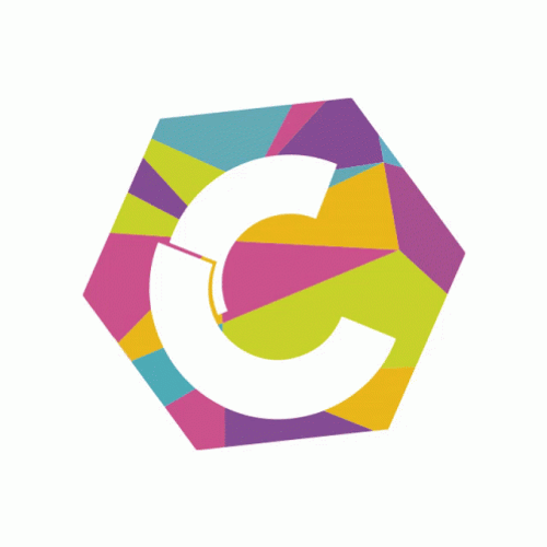 Letter In Flashing Colors Logo GIF