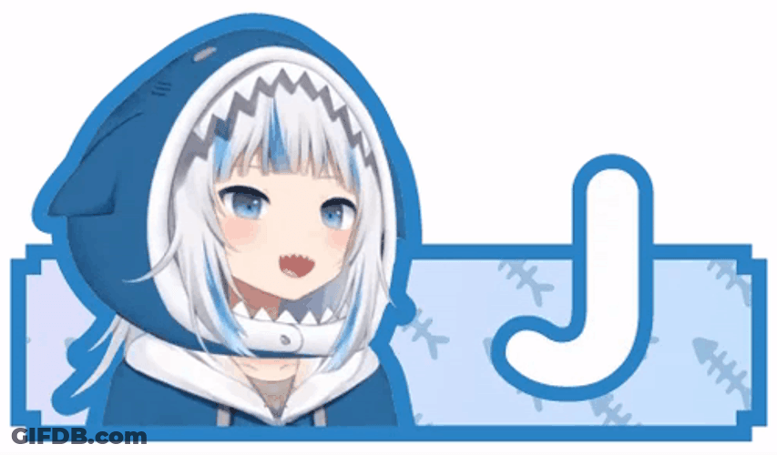 Letter J Anime GIF