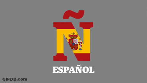 Letter N And Espanol Logo GIF