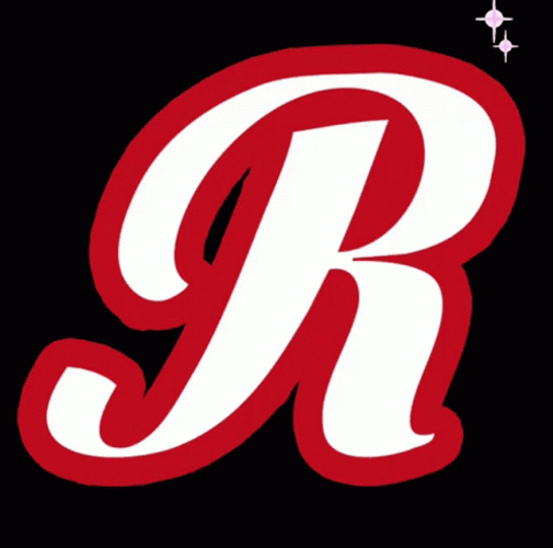 Letter R With Red Outline GIF