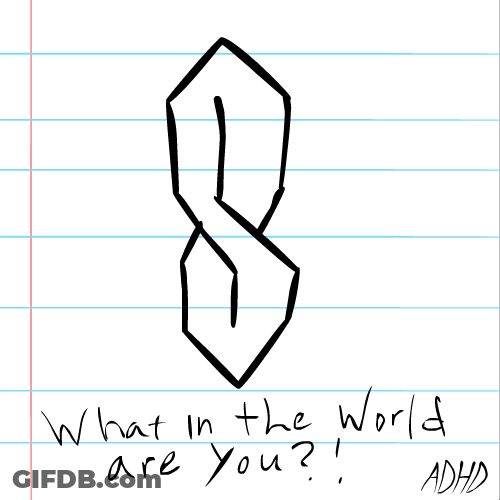Letter S On Paper Moving Sketch GIF