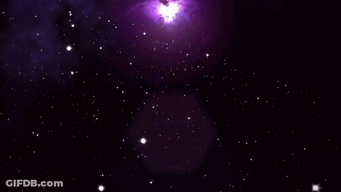 Letter X Surrounded By Stars GIF
