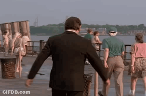 Letters A And T Floating On Pink GIF