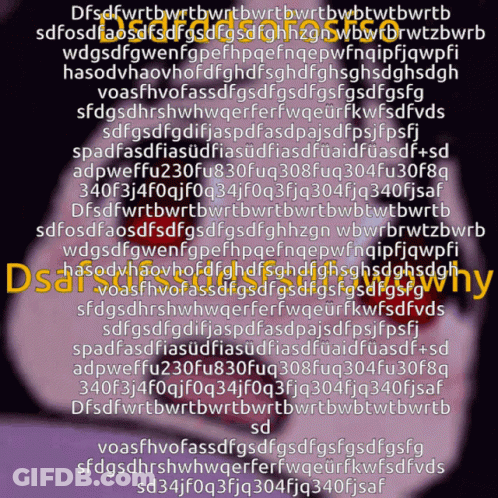 Letters Dsaf On Black Background GIF