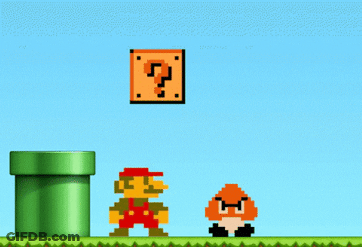 Level Up Super Mario Brothers GIF