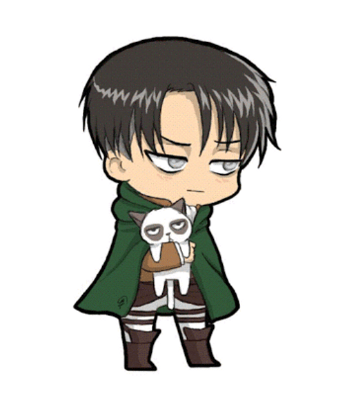 Levi Ackerman Cute Chibi GIF