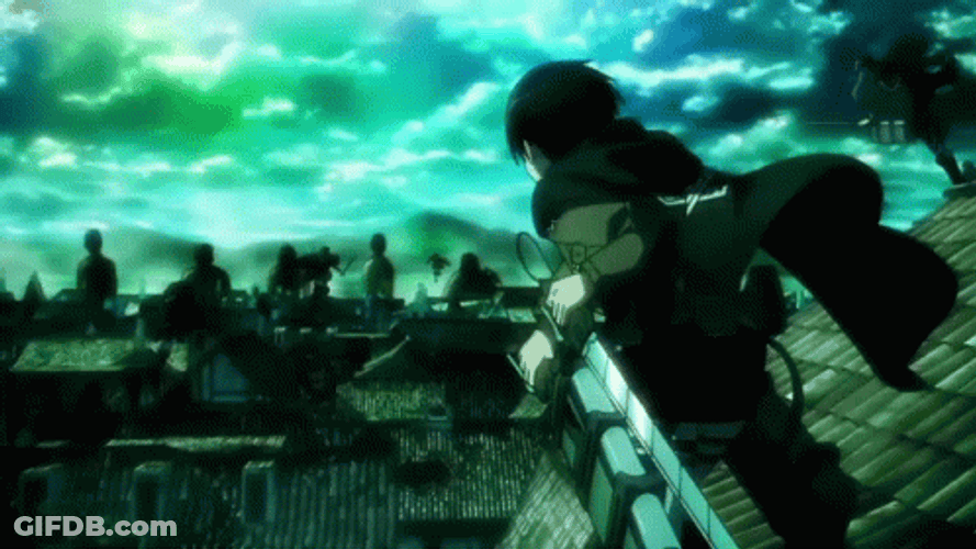 Levi Ackerman In Slow Motion GIF