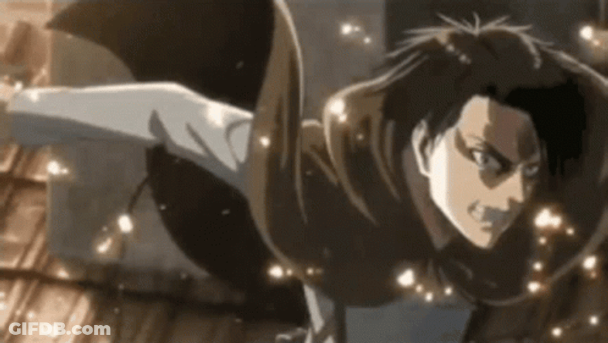 Levi Ackerman Shouting Kenny GIF