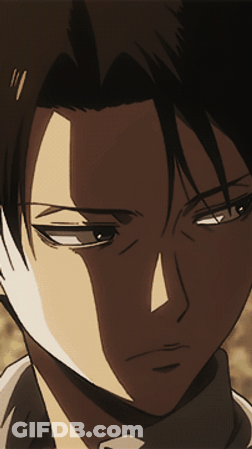 Levi Ackerman Slow Gaze GIF