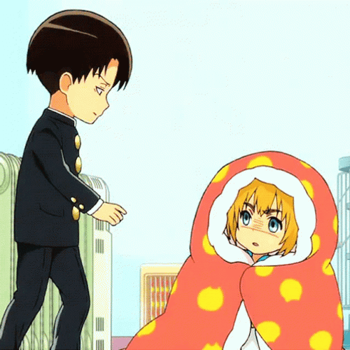 Levi Attacks Cute Armin Arlert GIF