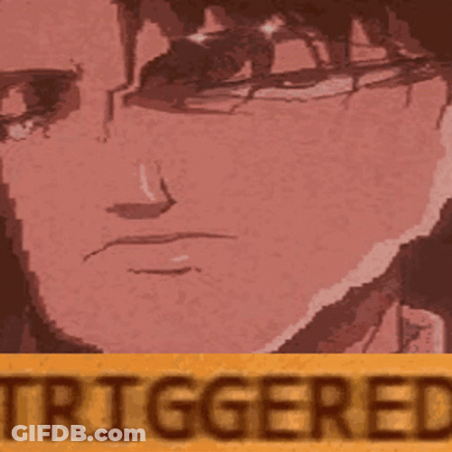 Levi Cursed Triggered Meme GIF